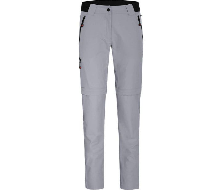 Bergson VIDAA Comfort Zipp Off (Slim) | Damen Wanderhose - schmaler Schnitt - Bermuda Zipp Off - lei