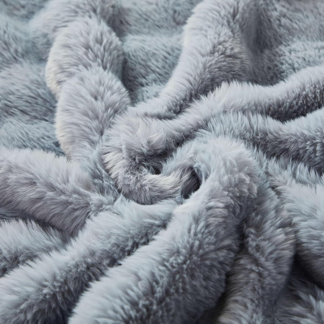 Kuscheldecke Kaninchen Plüsch Flauschige Decke Soft Wohndecke Dick 1000GSM Flanell Decke Couchdecke