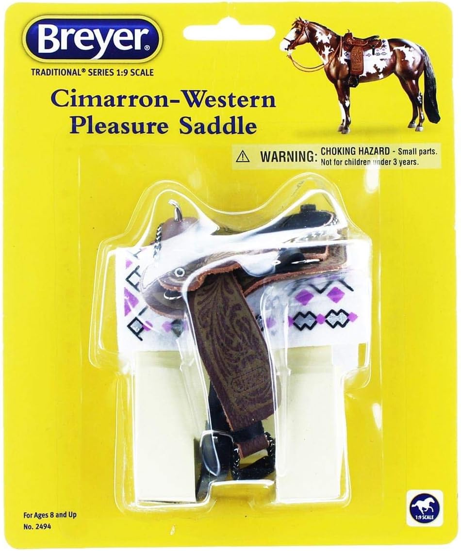 Breyer Traditioneller Cimarron Western Pleasure Sattel (Massstab 1:9), Cimarron Western Pleasure Sat