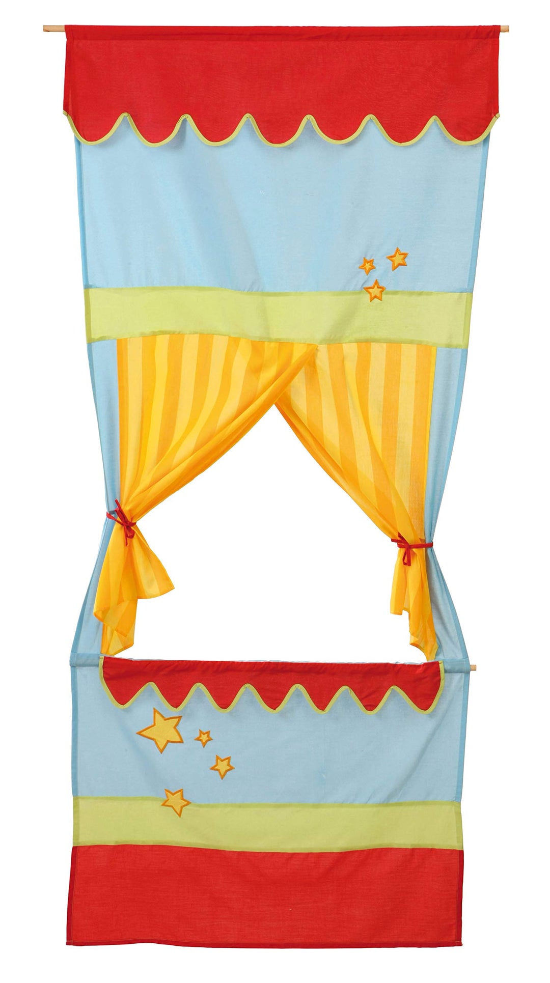roba Tür Kasperletheater, platzsparendes Kinder Puppentheater, Kaspertheater zum Aufhängen