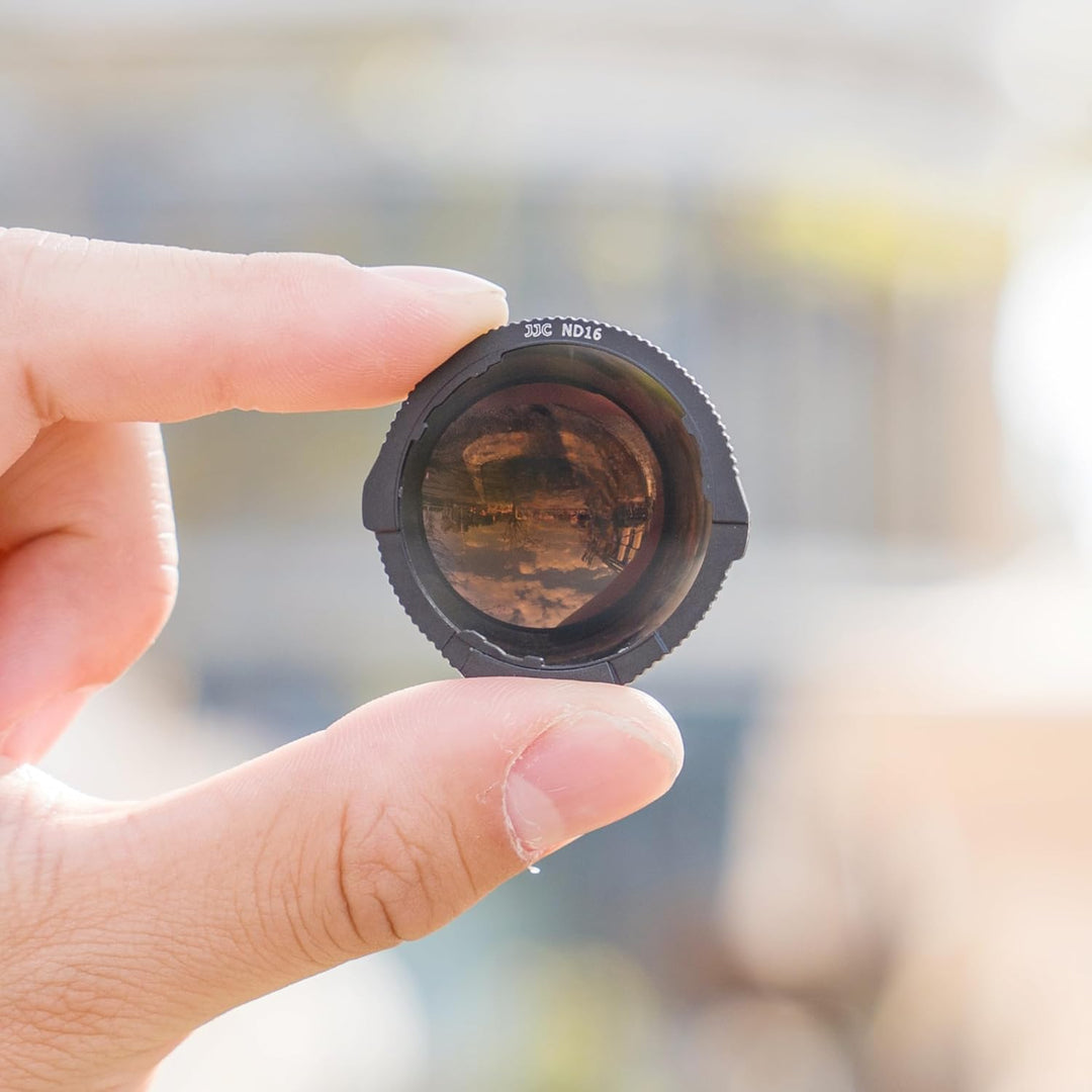 JJC ND Filter für Insta360 X5,Neutraldichtefilter ND 16 Filter für Insta 360 X5 Objektiv,ND16 Graufi