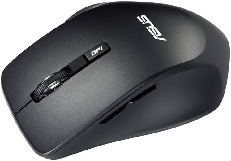 Asus - WT425 Optische Maus (Wireless, USB) schwarz, Schwarz