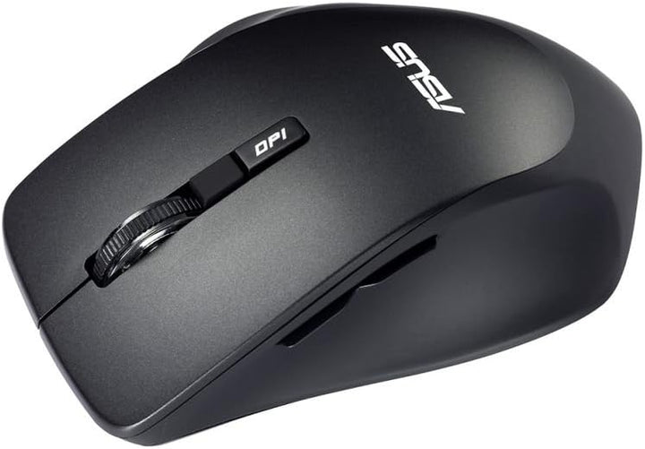 Asus - WT425 Optische Maus (Wireless, USB) schwarz, Schwarz