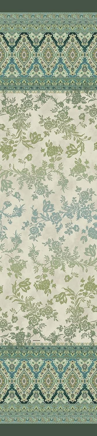 Bassetti AGRIGENTO Foulard aus 100% Baumwolle in der Farbe Olivegrün V1, Masse: 350x270 cm -9325952