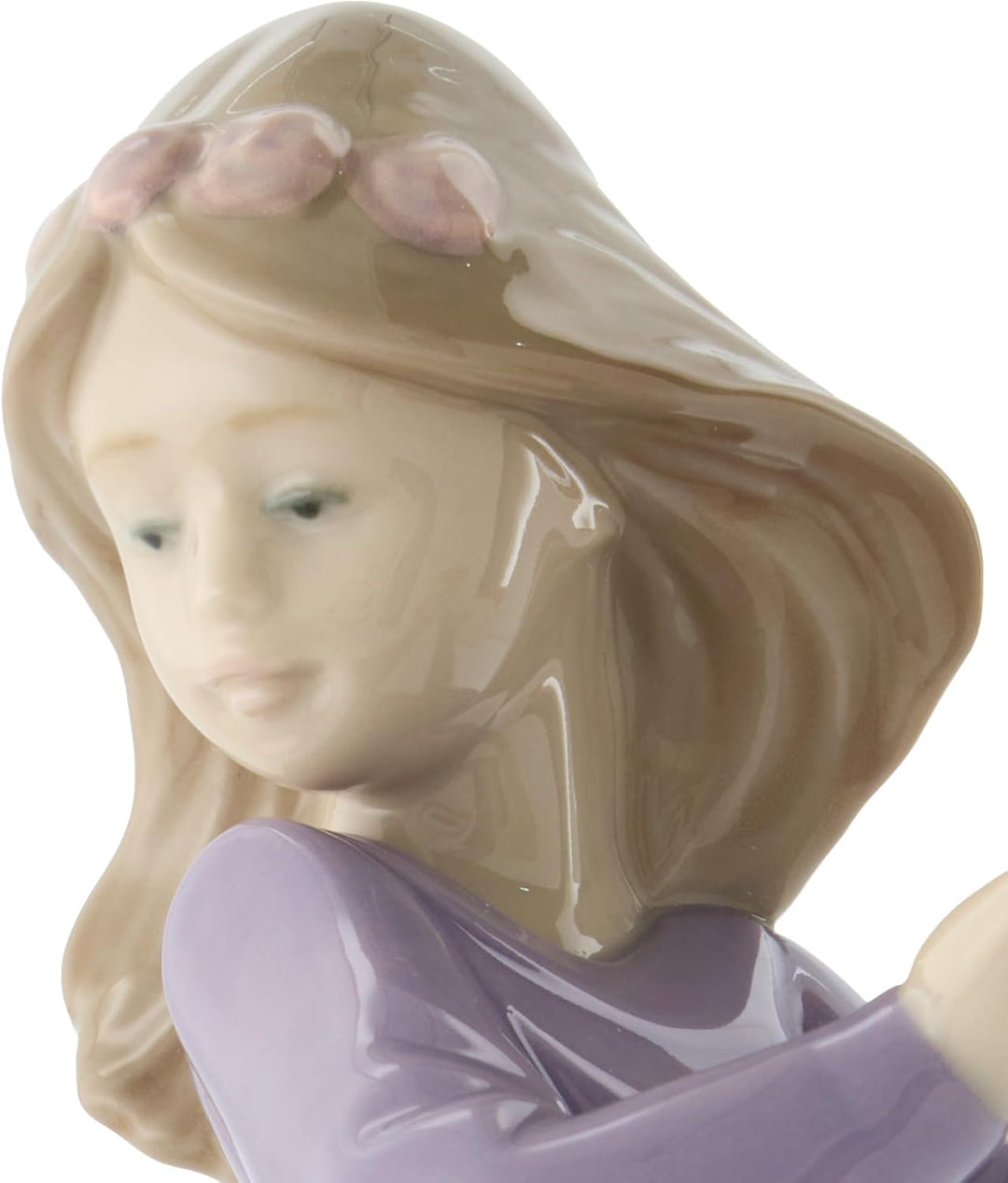 NAO Porcelain by Lladro PUPPY'S Birthday (Special Edition) (Girl Holding Cake with Puppy Dog) 200170