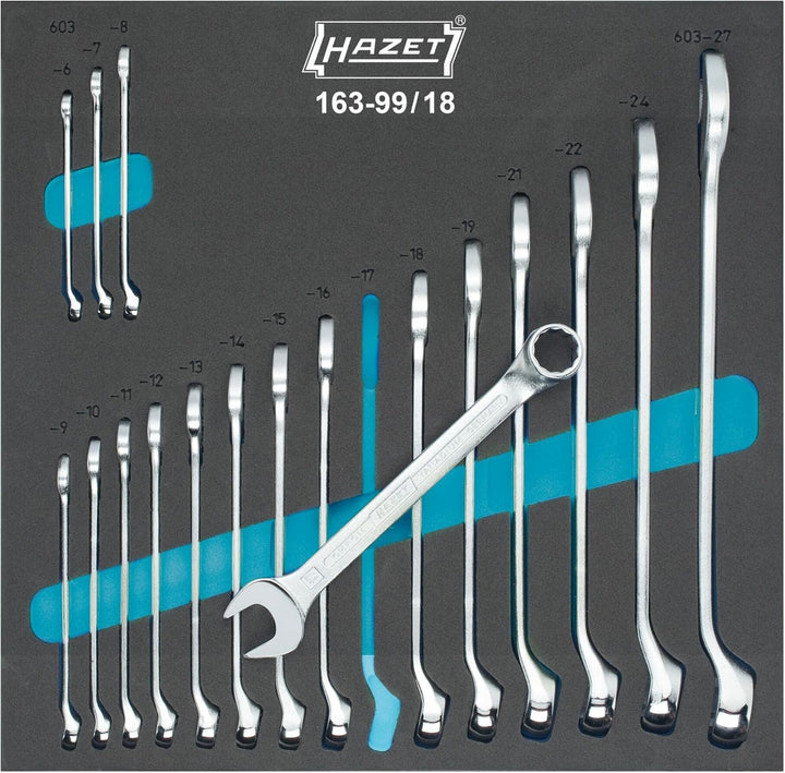 HAZET 163-99/18 Ring-MaulSchlüssel-Satz