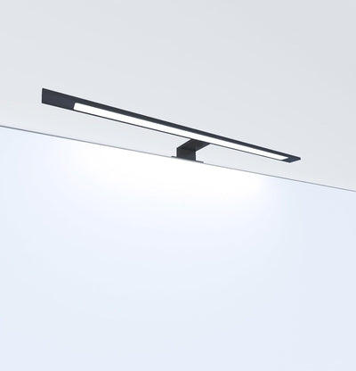kalb Material für Möbel LED Badleuchte schwarz 600mm Spiegellampe Spiegelleuchte Aufbauleuchte, Lich