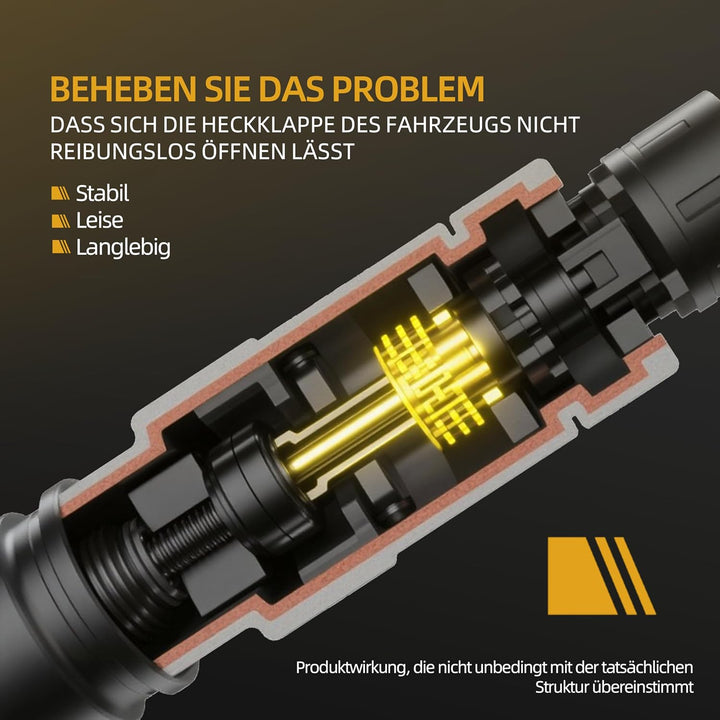 2 Stk Gasfeder Dämpfer Heckklappe für Volkswagen Passat Variant 3C5 05-06 | Heckklappendämpfer, Gasd