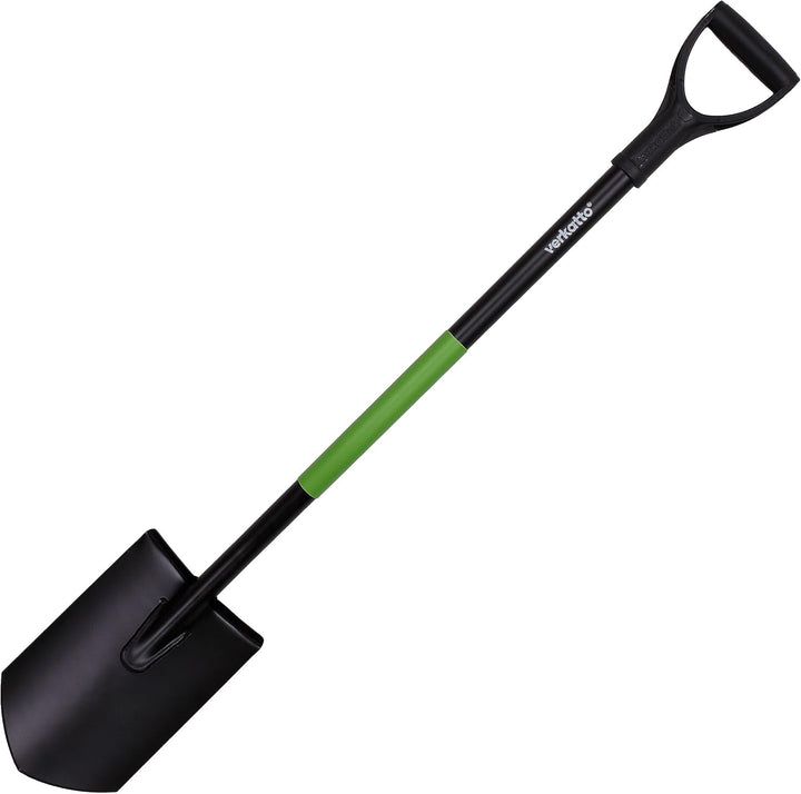 Ergonomic Spitzspaten aus Gehärtetem Stahl - 110 cm - Gärtnerspaten mit Ergonomischem Stiel und D-Gr