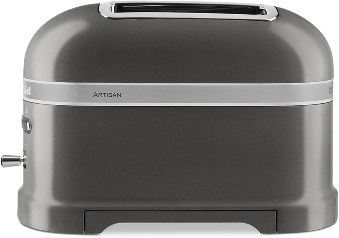 Kitchenaid 5KMT2204EMS Artisan -Toaster für 2 Scheiben, Medaillon silber Medallion Silver, Medallion