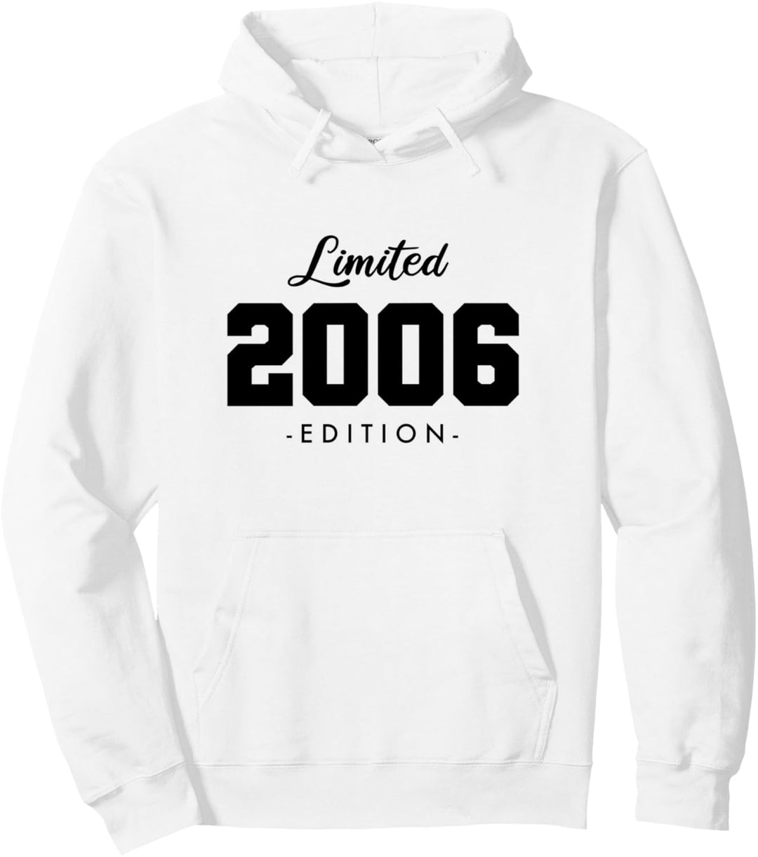 18 Jahre Jahrgang 2006 Limited Edition 18. Geburtstag Pullover Hoodie