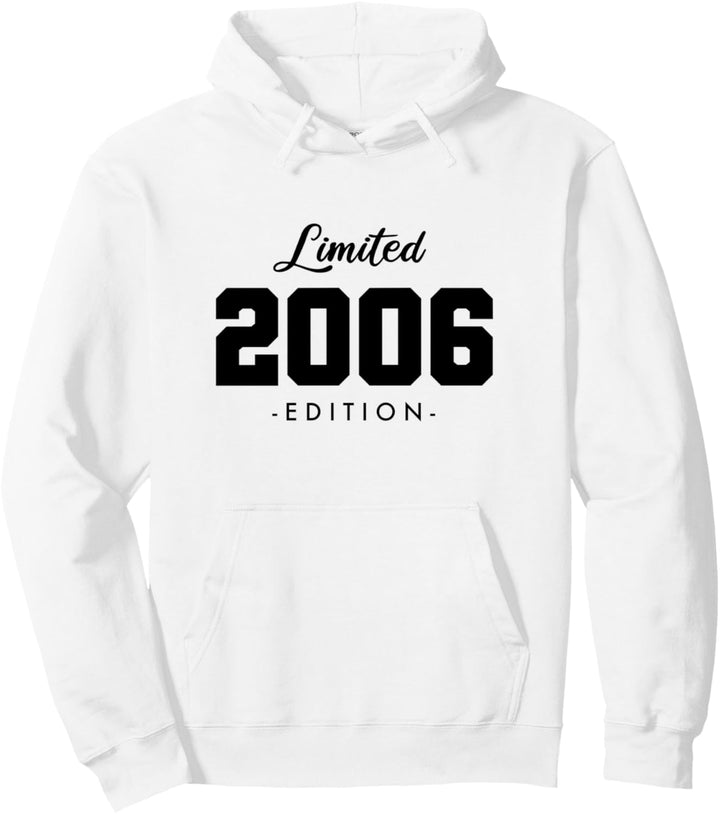 18 Jahre Jahrgang 2006 Limited Edition 18. Geburtstag Pullover Hoodie