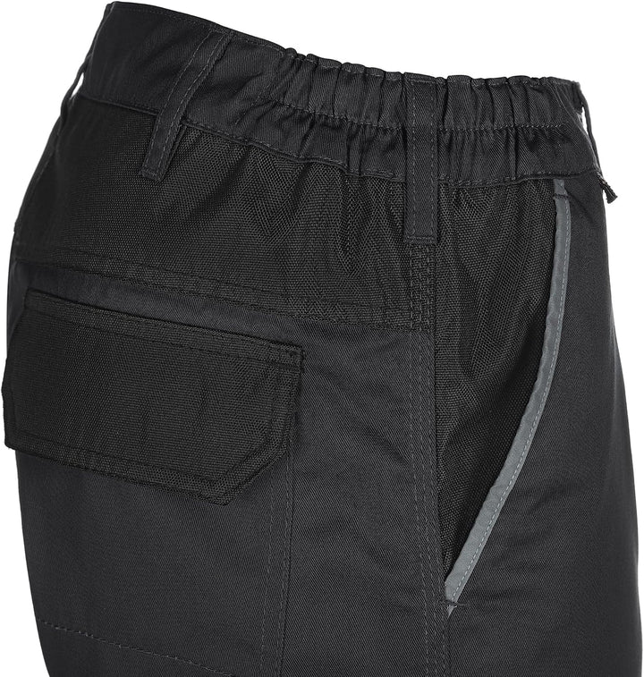 TMG | Leichte Arbeitshose für Herren, lang, ideal für Sommer, Cargohose mit Kniepolster, mit Taschen