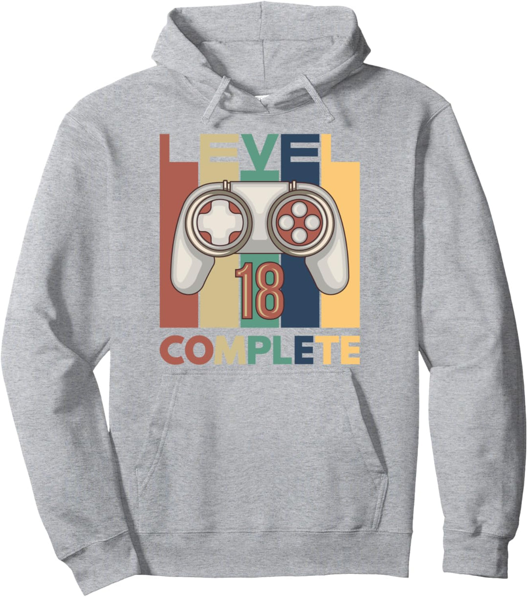 18. Geburtstag Grafik Jungen Jungs Geschenk 18er Geschenkide Pullover Hoodie