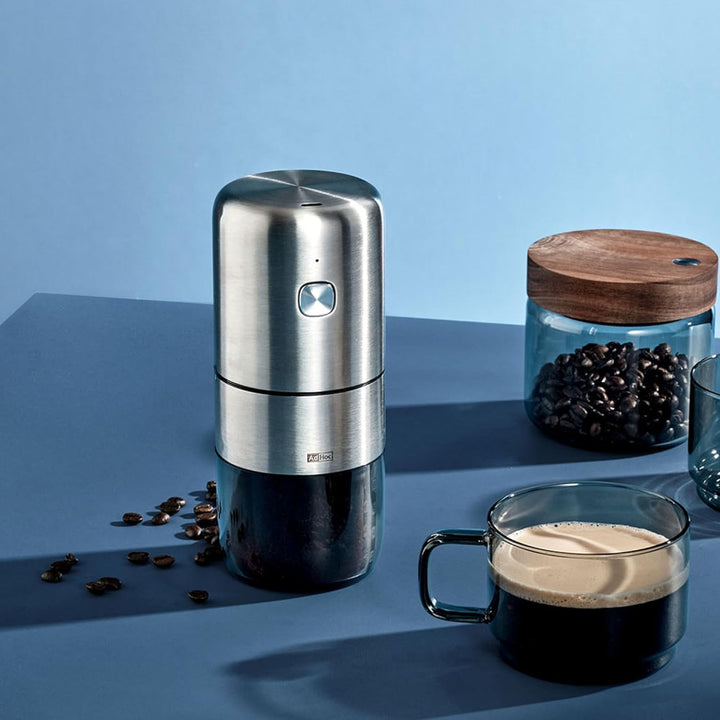 AdHoc MC10 Elektrische Kaffeemühle i.Mill | Wiederaufladbare Design-Kaffeemühle mit CeraCutXL Kerami