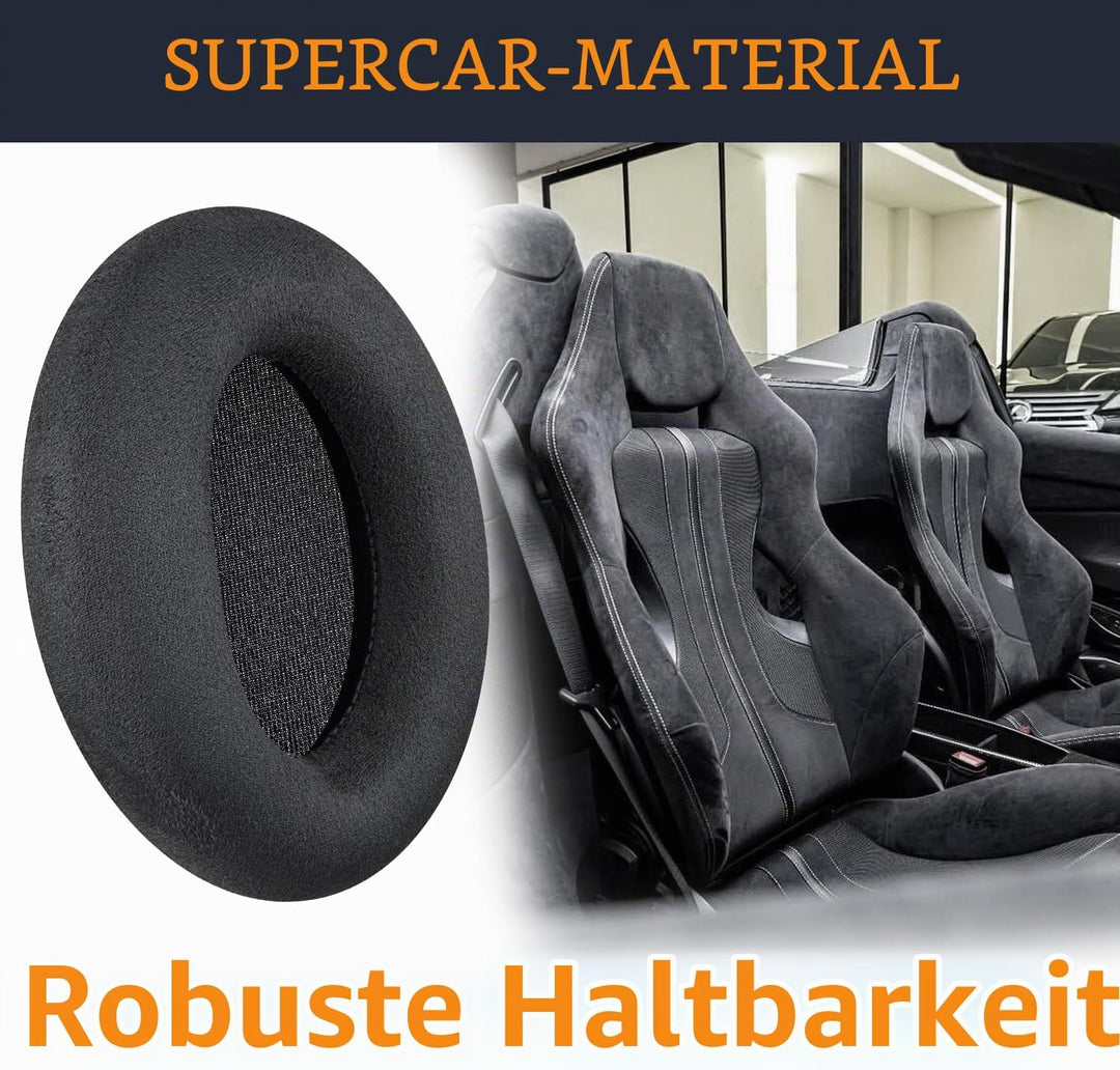 SOULWIT Micro Suede Professionelle Ersatz Ohrpolster für Sony WH-1000XM3 (WH1000XM3) Over-Ear-Kopfhö