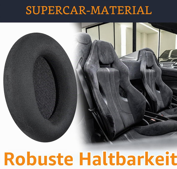 SOULWIT Micro Suede Professionelle Ersatz Ohrpolster für Sony WH-1000XM3 (WH1000XM3) Over-Ear-Kopfhö
