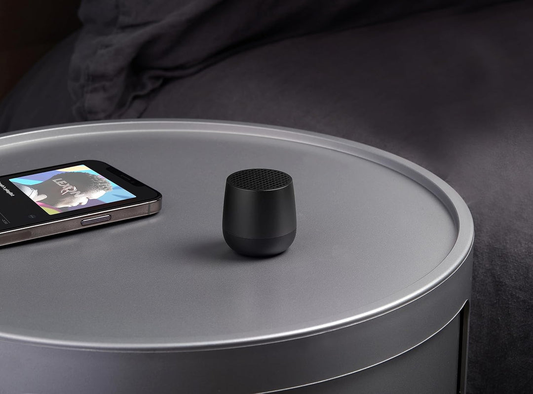 Lexon Mino+ Bluetooth-Lautsprecher (Schwarz), Schwarz