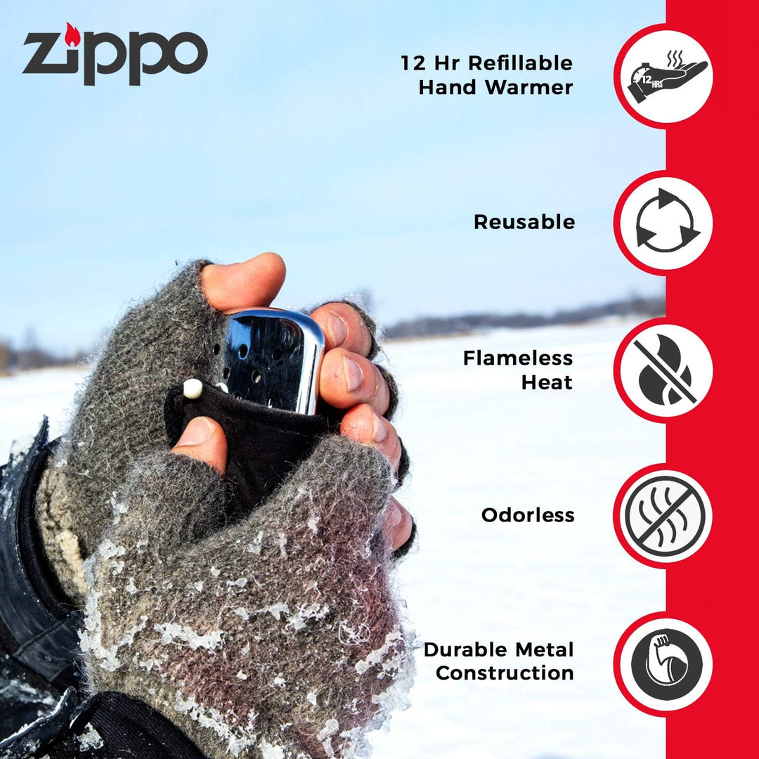 Zippo Wiederverwendbarer Handwärmer Schwarz 12