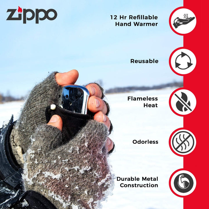Zippo Wiederverwendbarer Handwärmer Schwarz 12