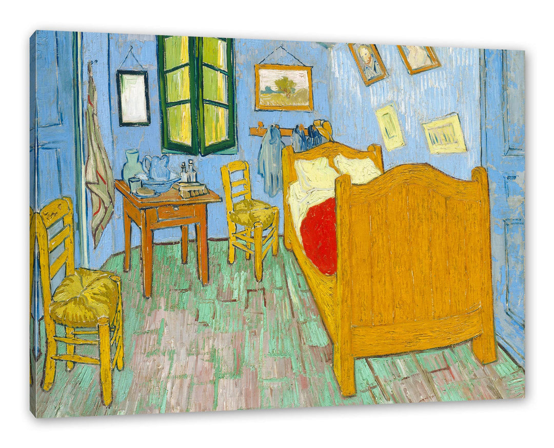 Generisch Vincent Van Gogh - Das Schlafzimmer - zweite Version als Leinwandbild / Grösse: 120x80 cm