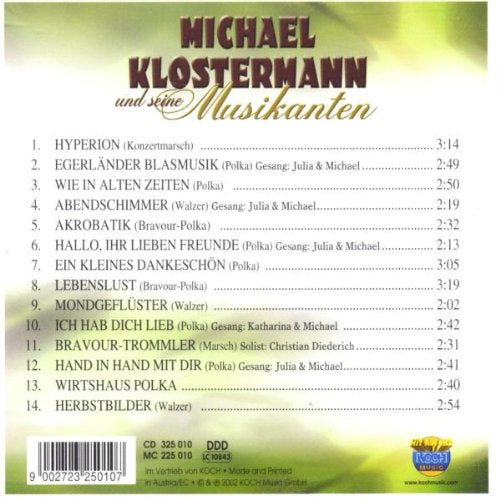 Faszination Blasmusik, Audio-CD