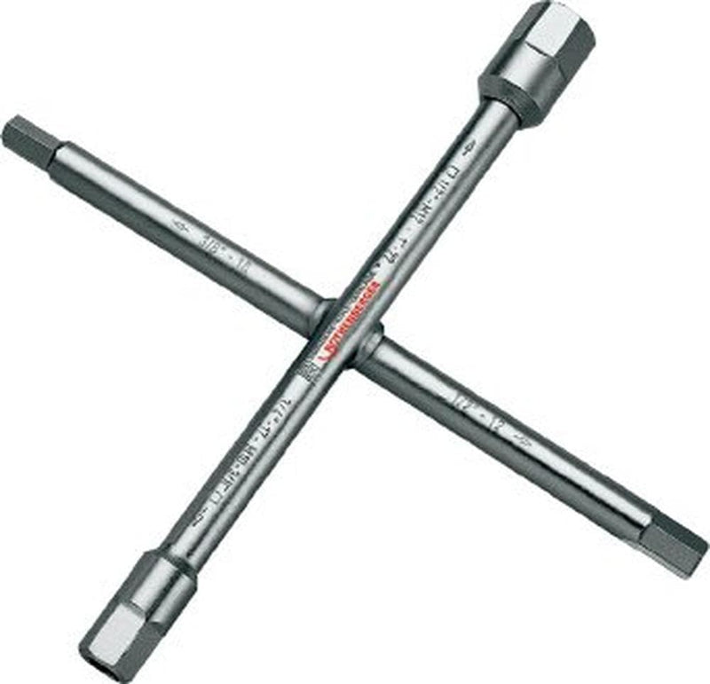 ROTHENBERGER 351044 Chrom-Vanadiumstahl Sanitär-Kreuzschlüssel, 3/8"-1" Arbeitsbereich Durchmesser