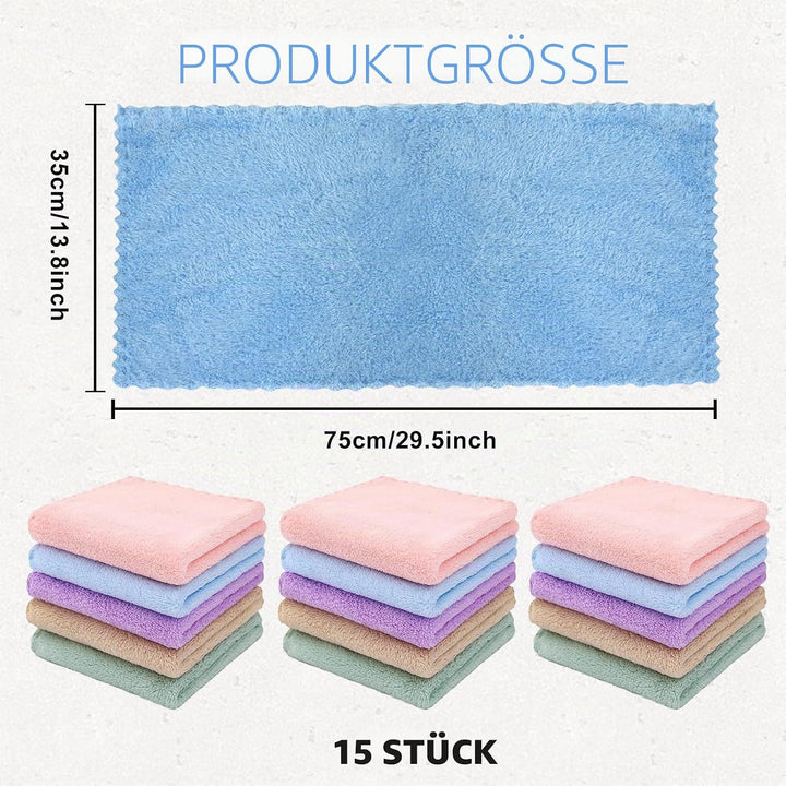 Meerschweinchen Decken,15 Stück Fleece Haustier Decken 35 x 75 cm,Meerschweinchen Käfig Einlagen,Kle