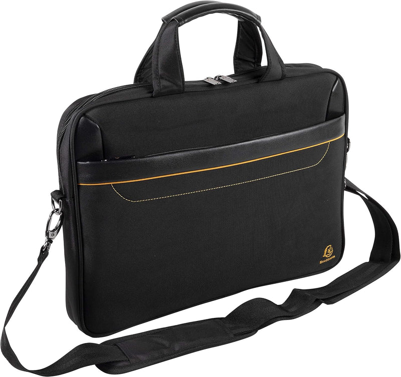 Exacompta 17434E Premium Laptop-Umhängetasche Exactive mit vielen Innentaschen wasserabweisend, pass