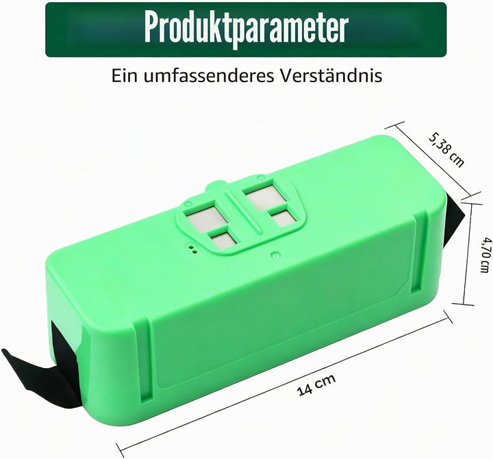 1800LI Ersatz Akku für Roomba Robots 680 500 600 700 800 900 595 670 671 675 677 681 685 690 691 695