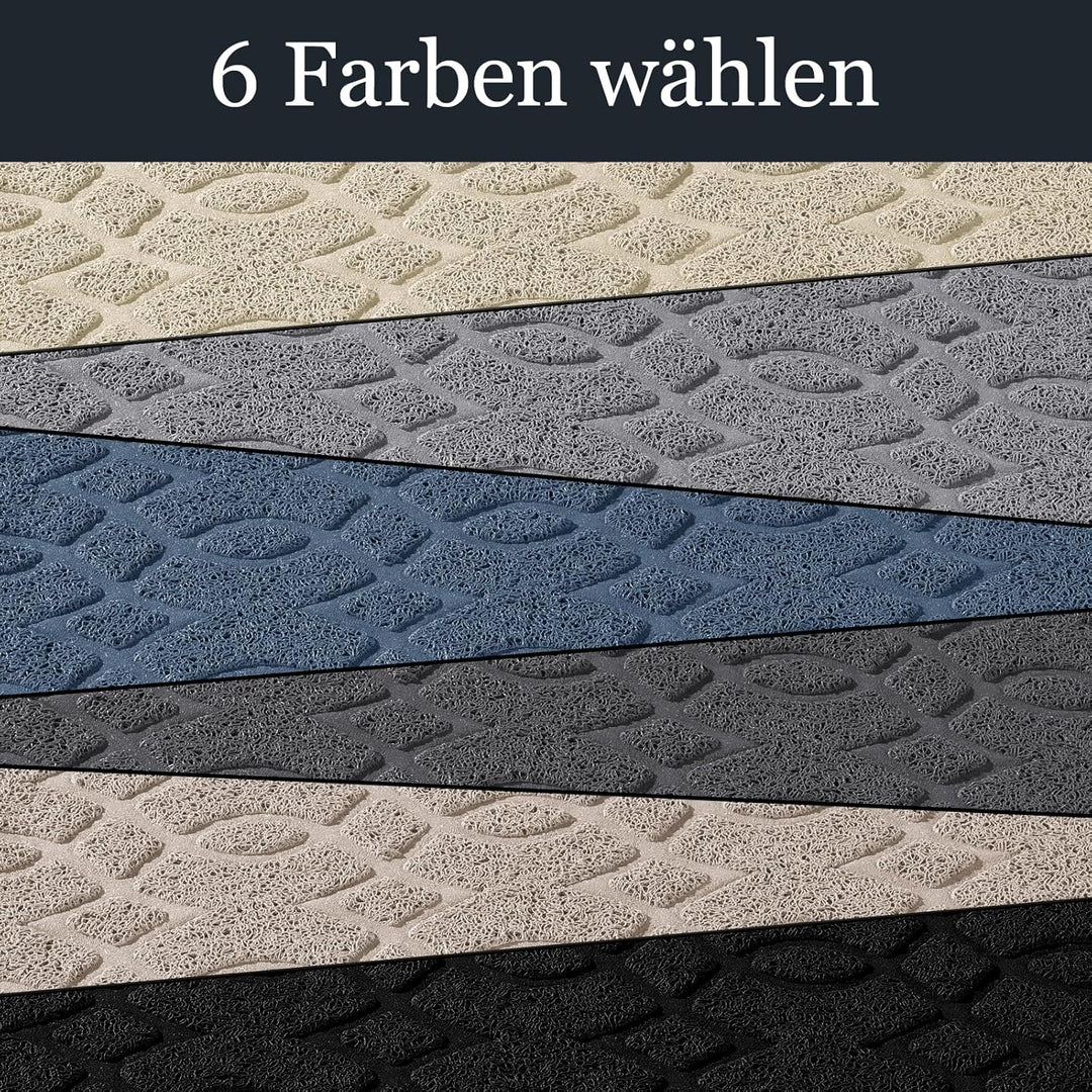 Yimobra Katzenstreu Matte, 90 x 60 cm, Wasserdichte Katzenklomatte Rutschfest Katzenklo Unterleger M