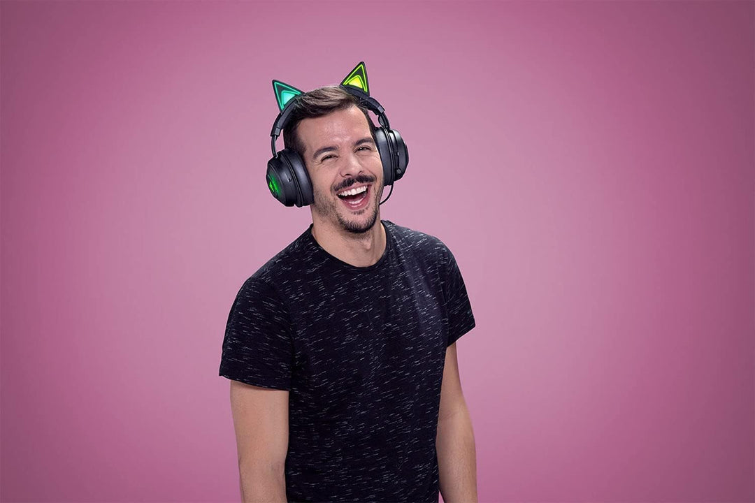 Razer Kraken Kitty Edition - Gaming-Headset (Chroma-Beleuchtung, Verkabelt für plattformübergreifend