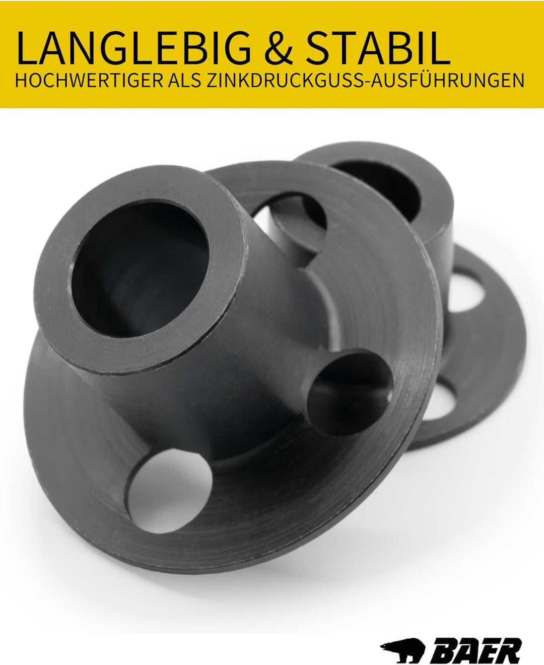 BAER Schneideisen Führungen Set M 3-12 mit oxidierter Oberfläche - Schneideisenführungen - Schneidei