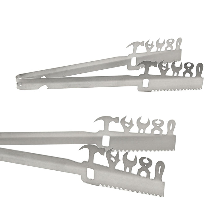 Grillzange Motiv Handwerk Werkzeuge spülmaschinengeeignet, Geschenkidee, Männergeschenk, Geschenk Zi