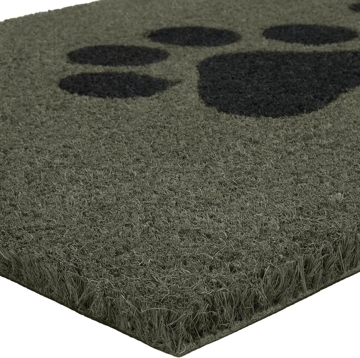 BRUBAKER Fussmatte für Aussen und Innen - Pfoten - 45 x 75 cm Hunde und Katzen Schmutzfangmatte aus