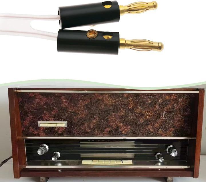 1x FM Dipolantenne mit Bananenstecker, horizontaler Flügel, 2 x 74 cm, vertikaler Ausgang 159 cm, fü