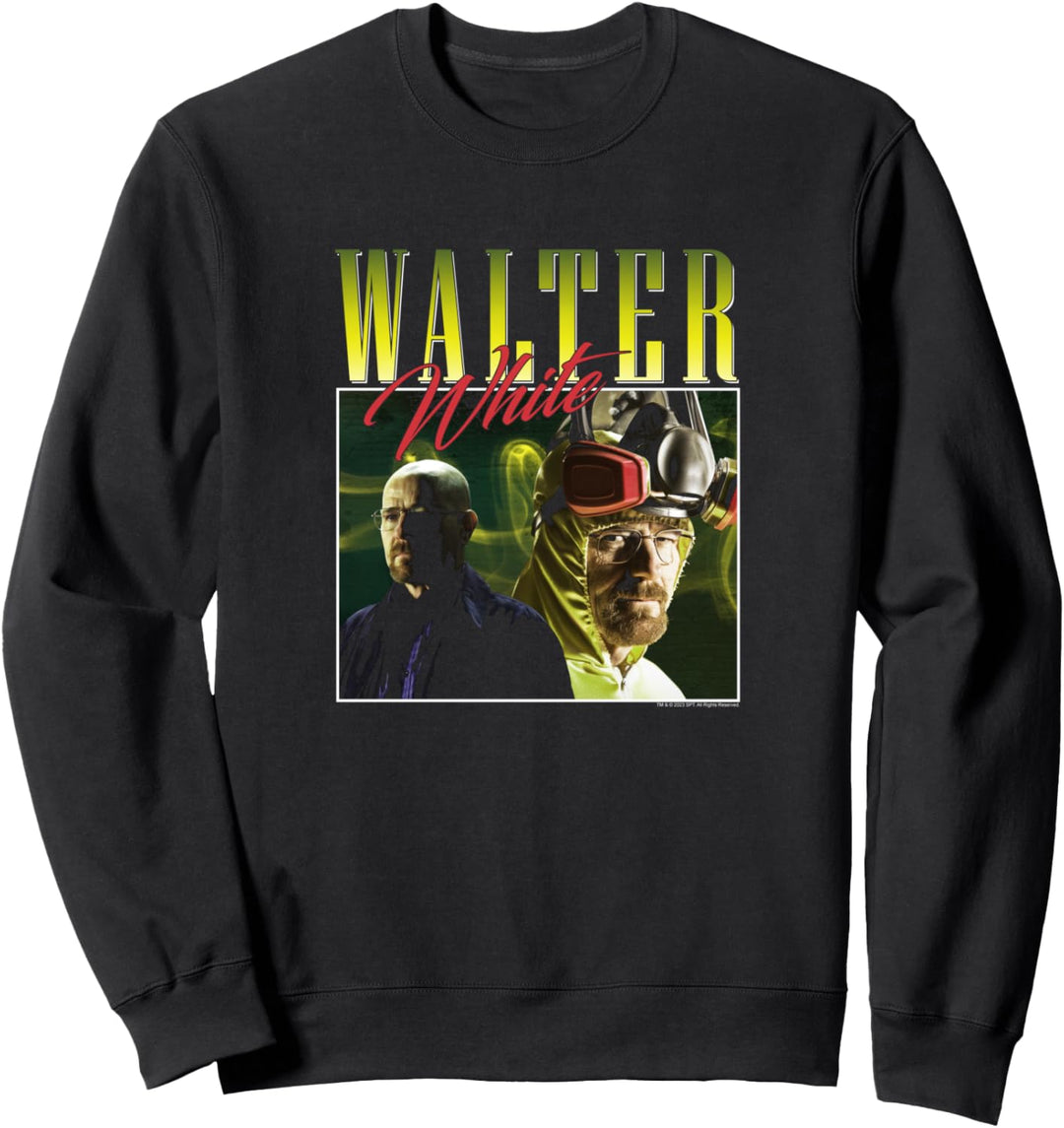 Breaking Bad Walter White 90er Bearbeiten Sweatshirt