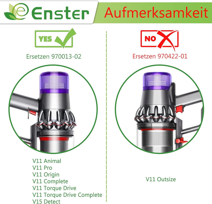 V11 Filter für Dyson 3 Stück Ersatz Filter für Dyson V11 Waschbar Filter für Dyson V11 SV14 Animal D
