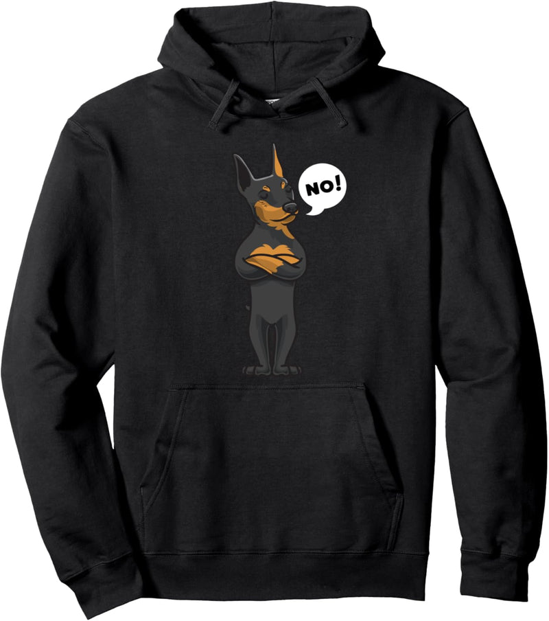 Sturer Zwergpinscher Hund Rehpinscher Pullover Hoodie