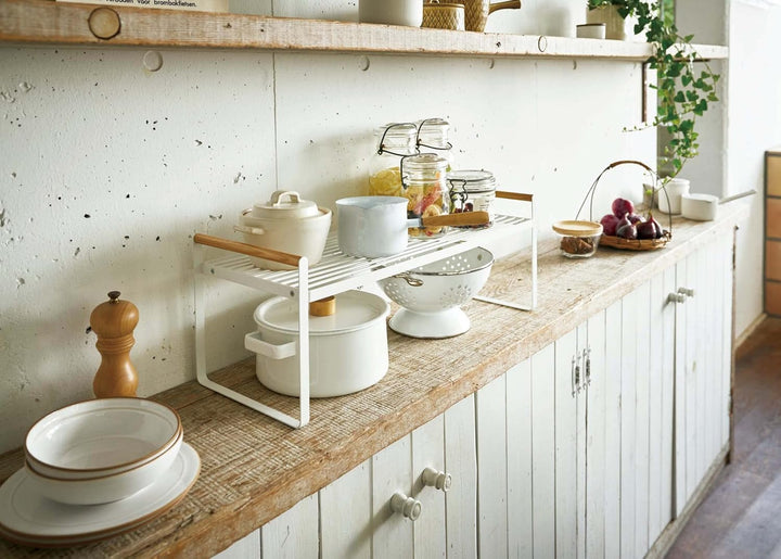 Kitchen storage shelf - Tosca - white