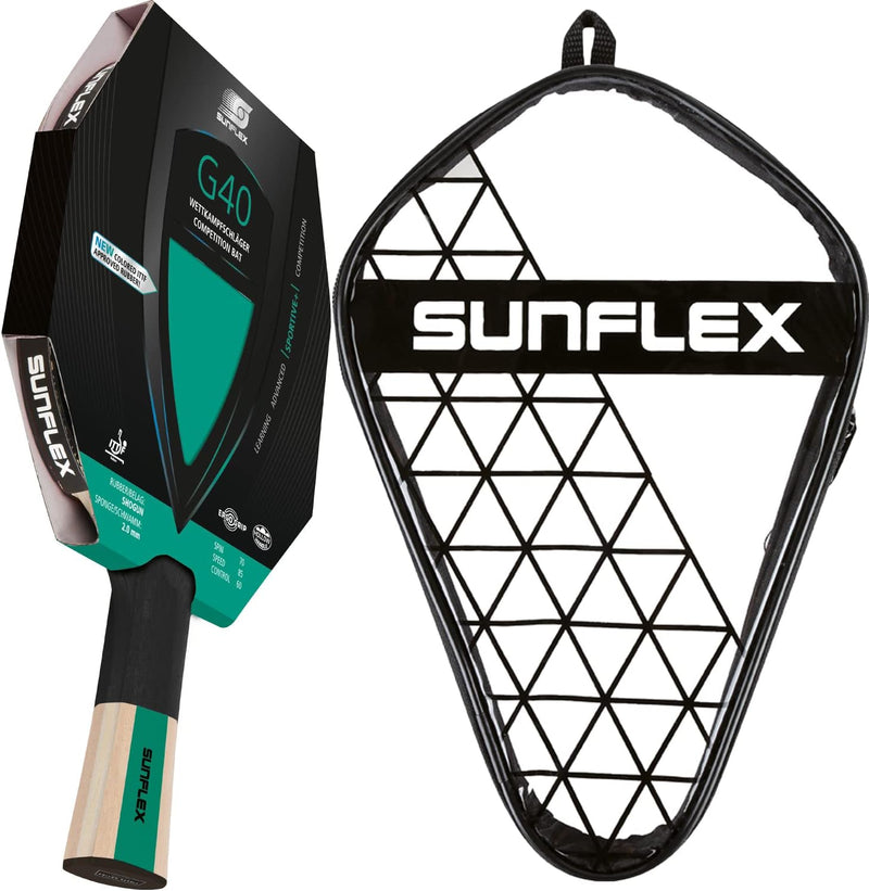 Sunflex® Color COMP G40 Tischtennisschläger | Tischtennis Racket Bat TT Profi Wettkampfschläger | an