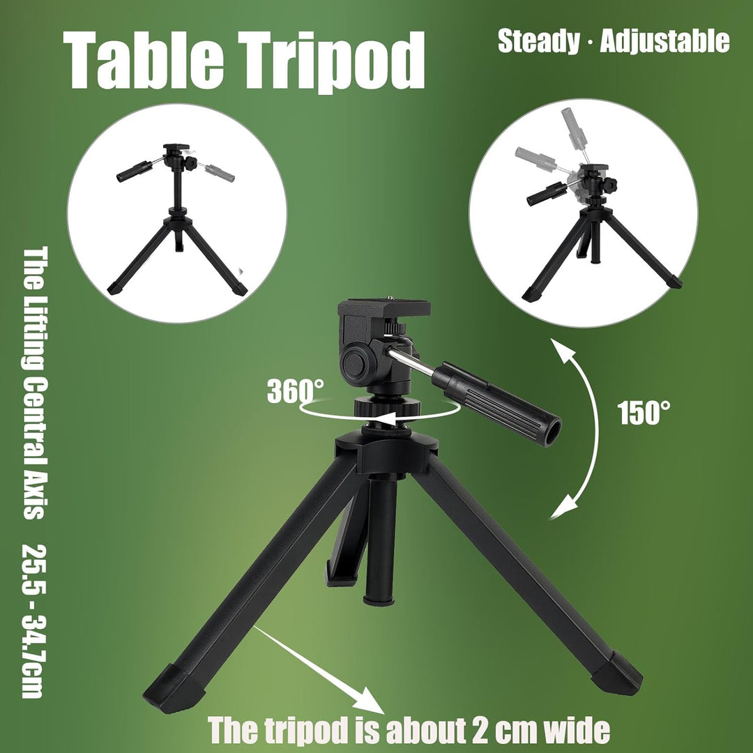 Svbony SV13 Spektiv 20-60x80, Tischstativ, Smartphone Adapter, HD Wasserdicht Porro Prisma Abgewinke