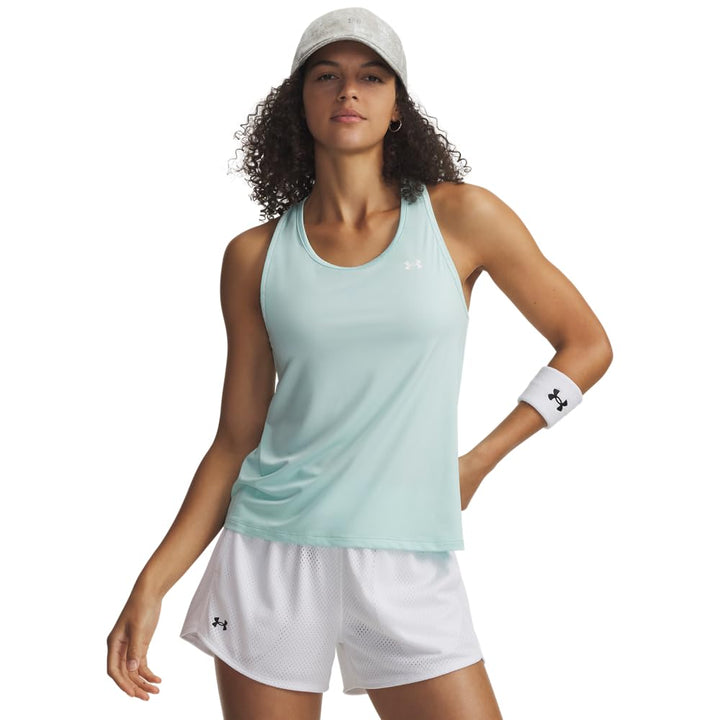 Under Armour Damen Armour Sport 2-in-1 Tank Hemd XS Refresh Mint, XS Refresh Mint