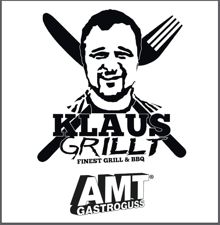 AMT Gastroguss Klaus grillt German Oven Set, grosse Ausführung, 42x28 cm, German Oven Bräter/German