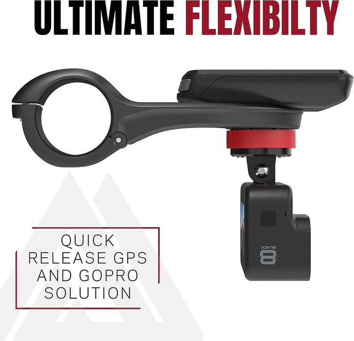 KOM Cycling CM06 Schnellspanner GoPro Computerhalterung für Wahoo und Garmin Fahrradcomputer (Fahrra