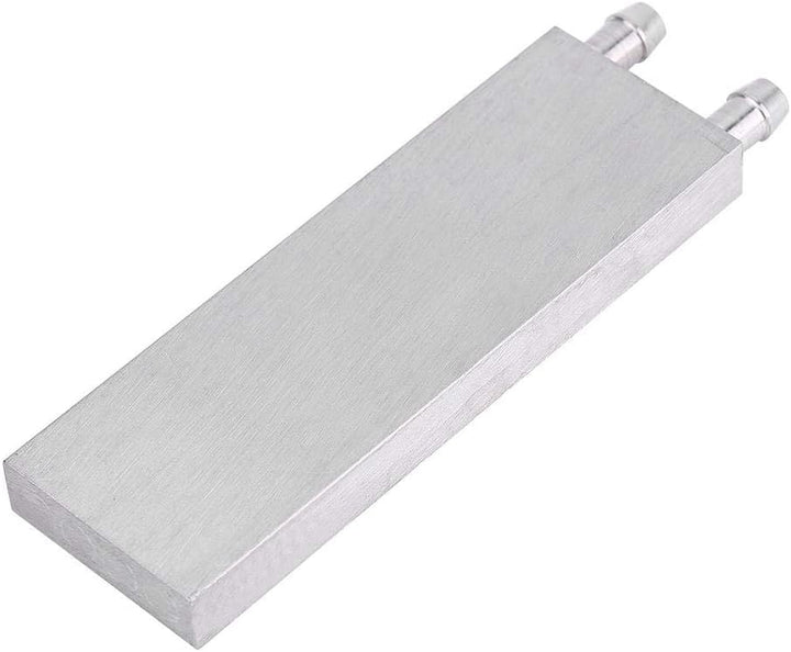 Bewinner Wasserkühlblock aus Aluminium für Flüssigwasserkühler, Kühlkörper-System, silberfarben, CPU