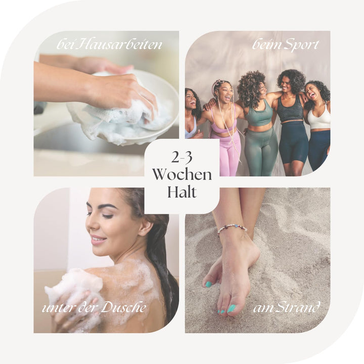 BOTÉ® - 32 Fussnagel Sticker aus UV-Gel - Zehennagel Aufkleber zur einachen & makellosen Pediküre -