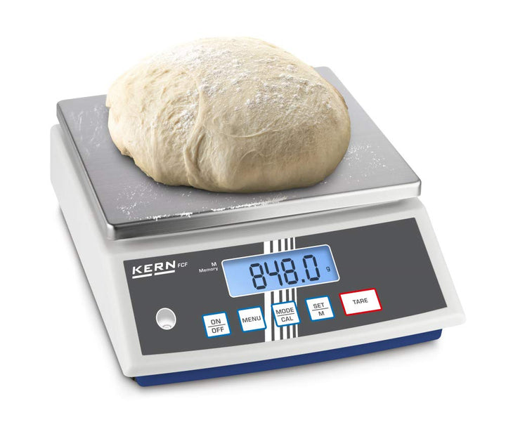 Kern FCF 30K-3 - Kompakte Tischwaage, Wägebereich [Max]: 30 kg, Ablesbarkeit [d]: 1 g, Kleinstes Tei