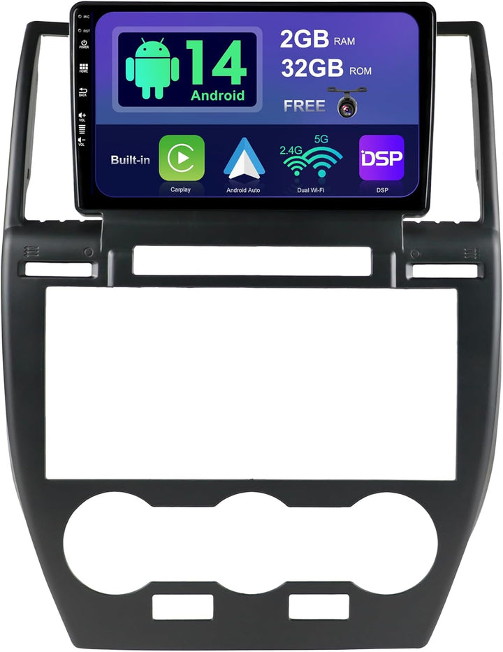 SXAUTO Android 12 IPS Autoradio für Land Rover Freelander 2 (2007-2012) - Eingebaut CarPlay/Android