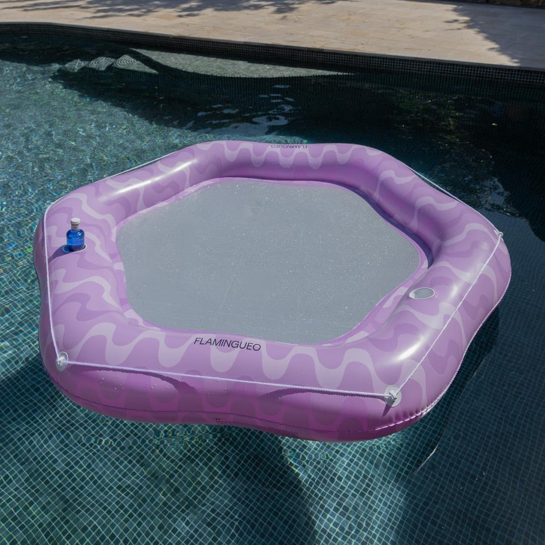 Flamingueo Luftmatratze Pool - Wassermatratze, Schwimmmatratze, Luftmatratze Strand, Wasserhängematt